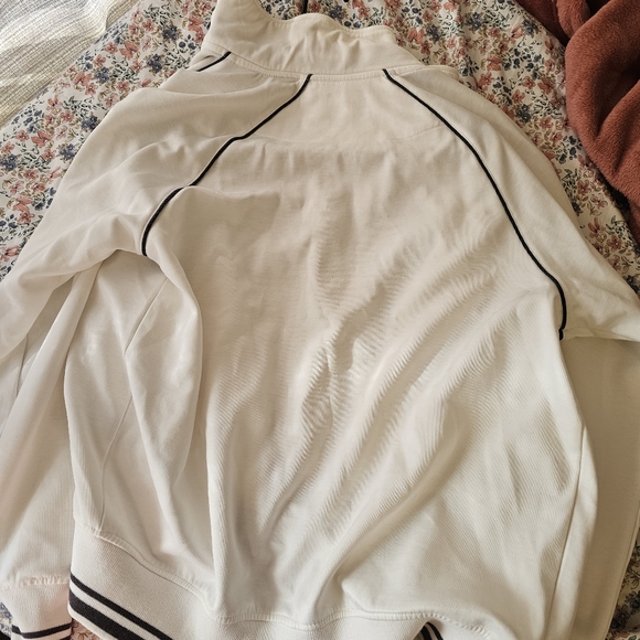 Marc Ecko Cut & Sew White Vintage Jacket SZ Med - Picture 6 of 6